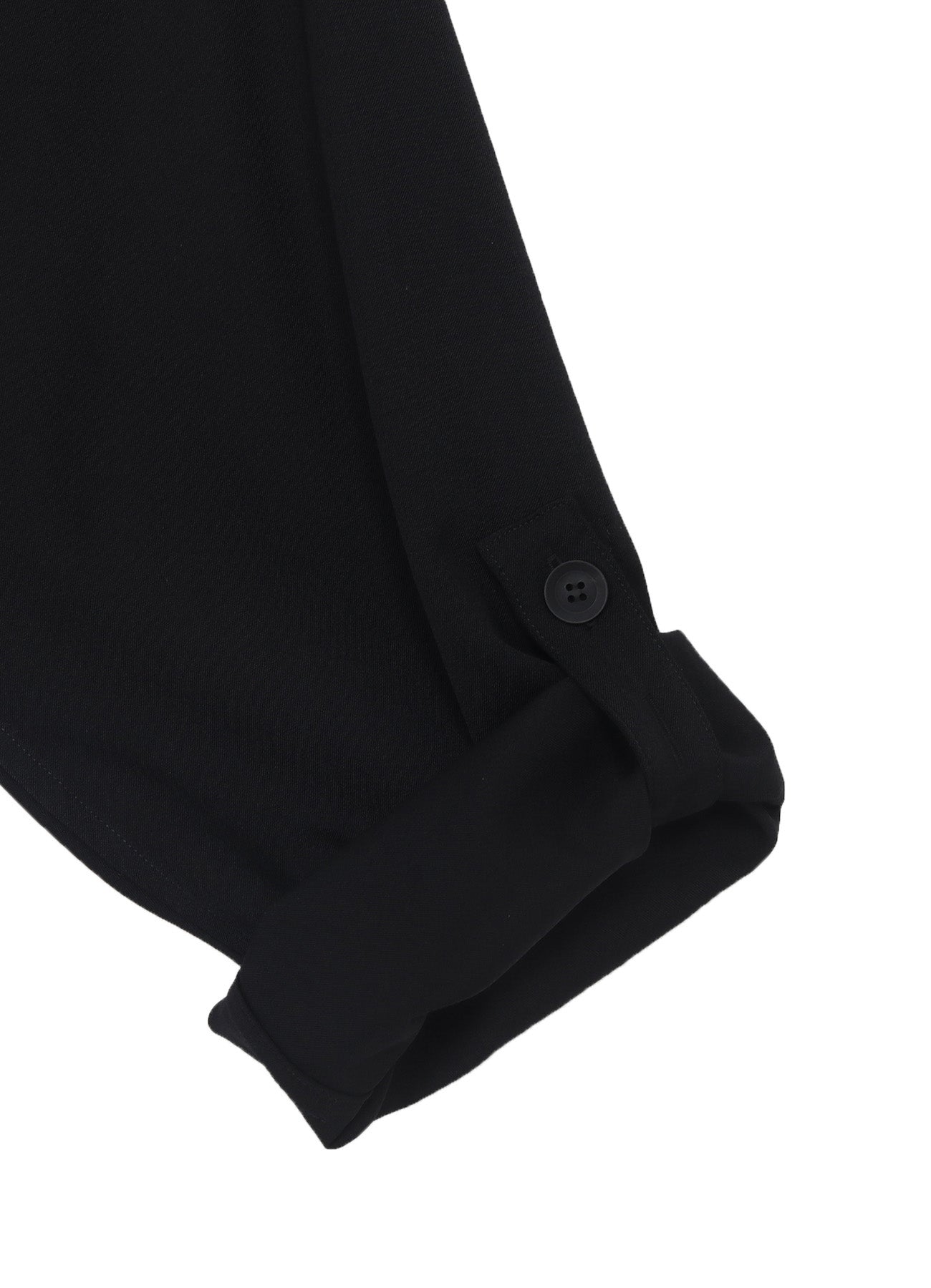 WOOL GABARDINE LONG SHIRT COAT
