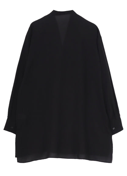 CELLLOSE LAWN NOTCHED SHIRT