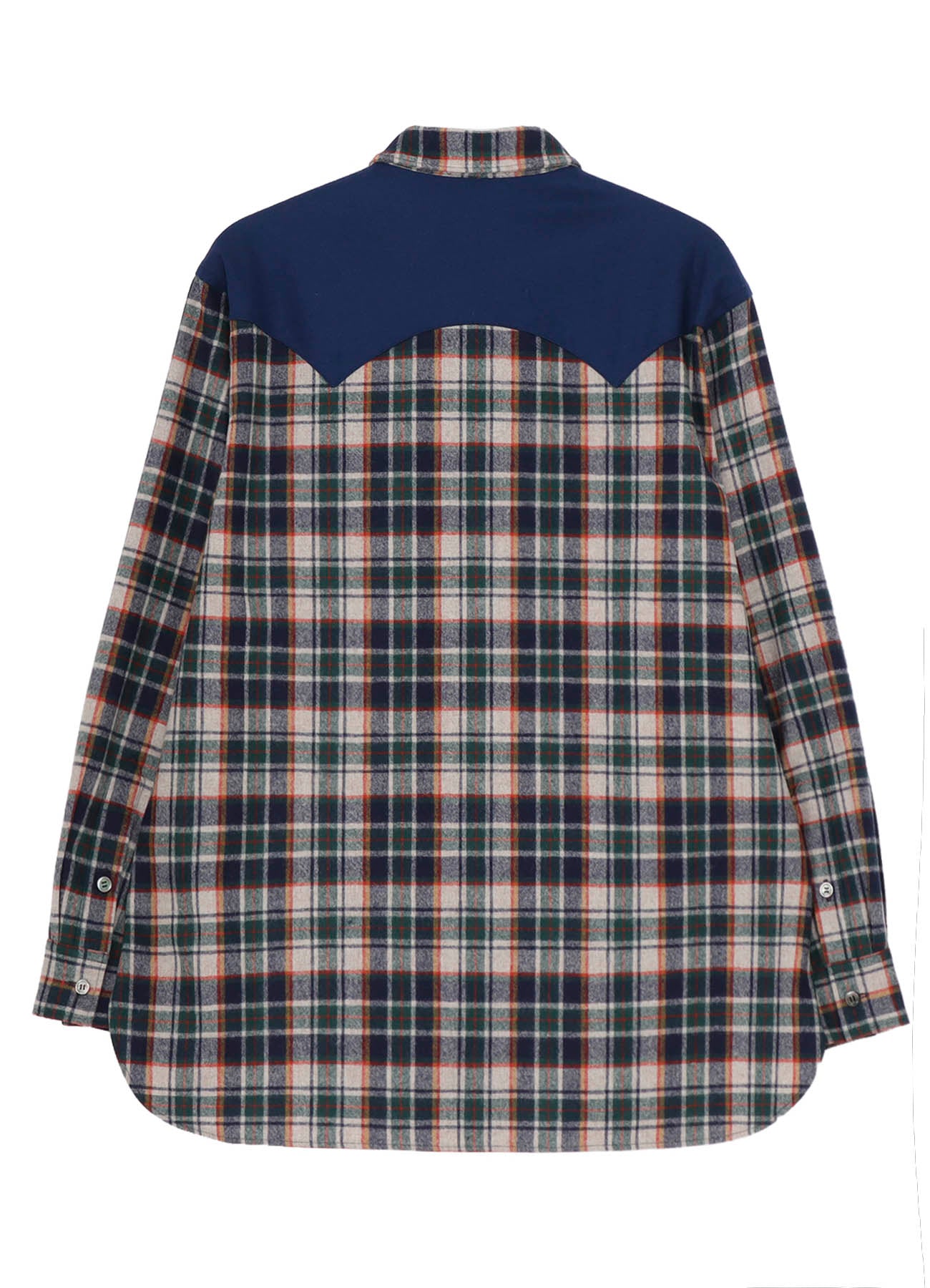 Yohji Yamamoto × PENDLETON PLAID BLOUSE B
