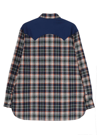 Yohji Yamamoto × PENDLETON PLAID BLOUSE B