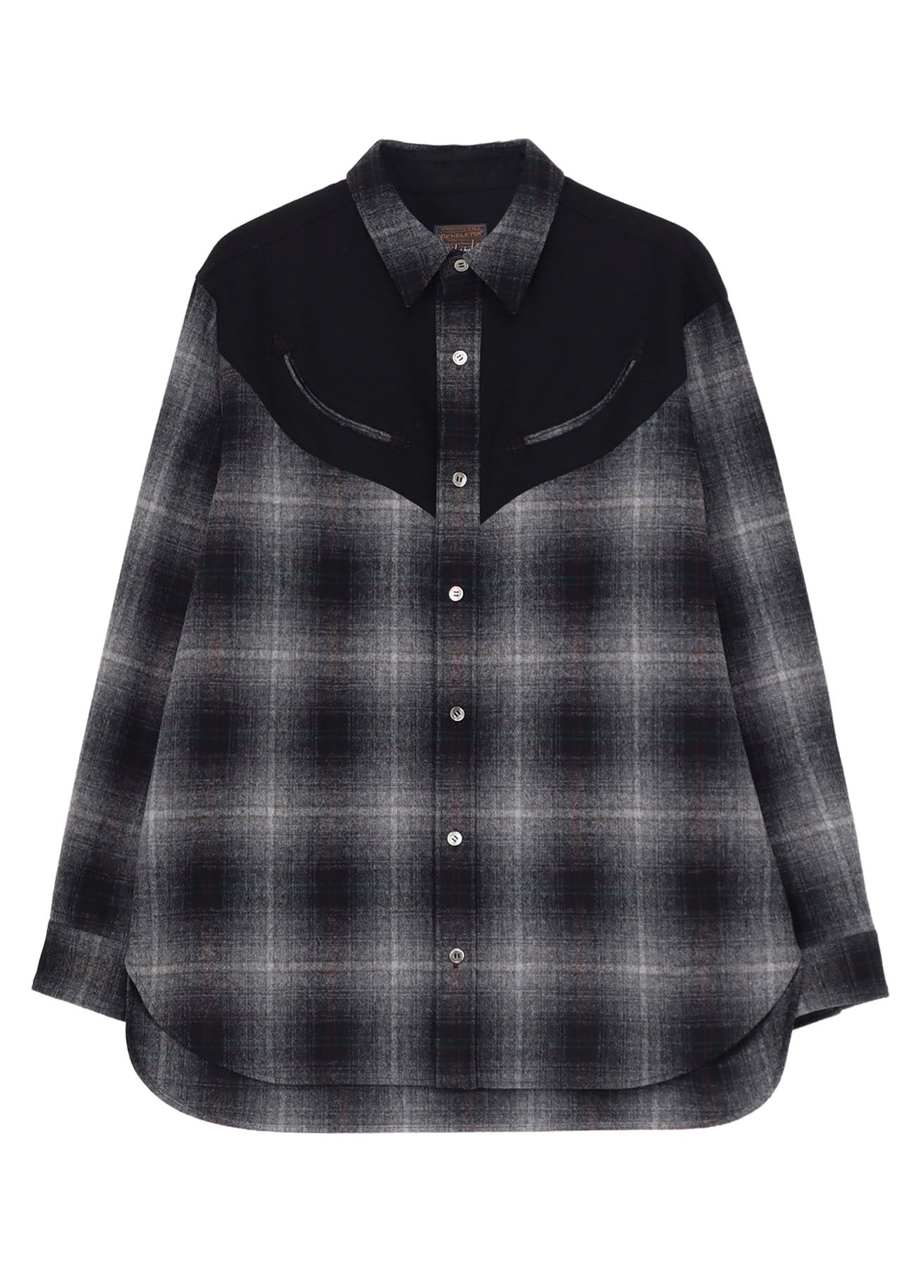 Yohji Yamamoto × PENDLETON PLAID BLOUSE D