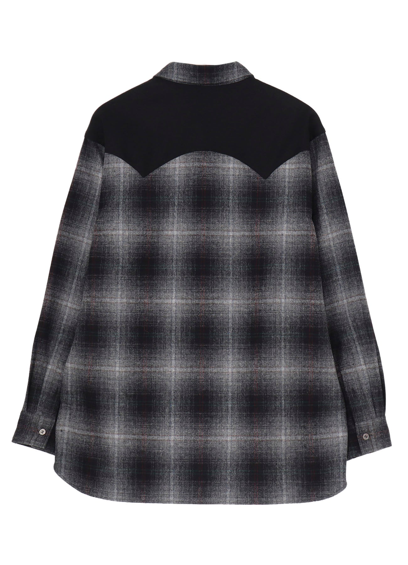Yohji Yamamoto × PENDLETON PLAID BLOUSE D