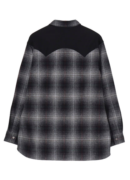 Yohji Yamamoto × PENDLETON PLAID BLOUSE D