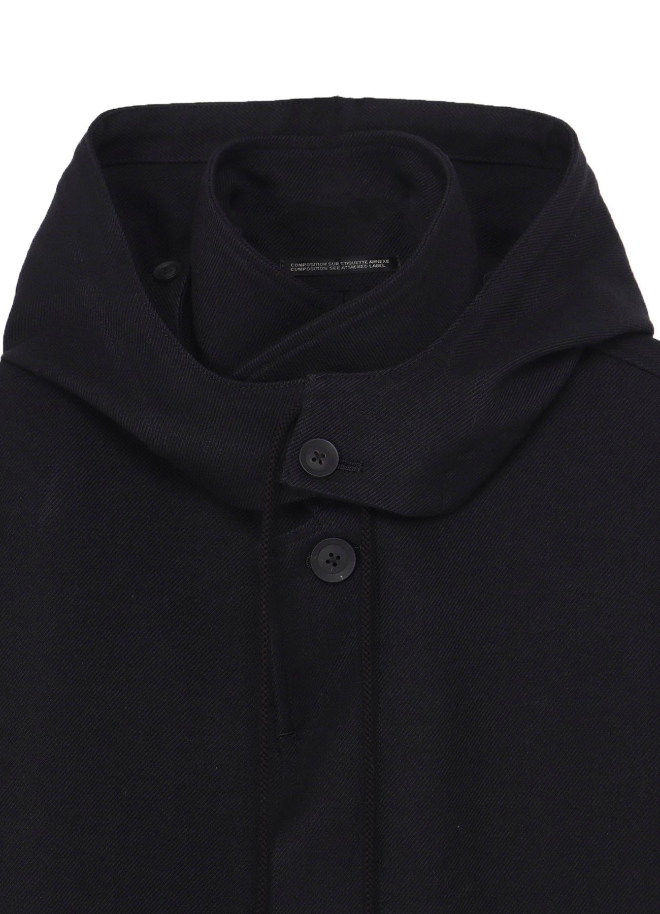 ARMY SERGE FOODED TRENCH COAT