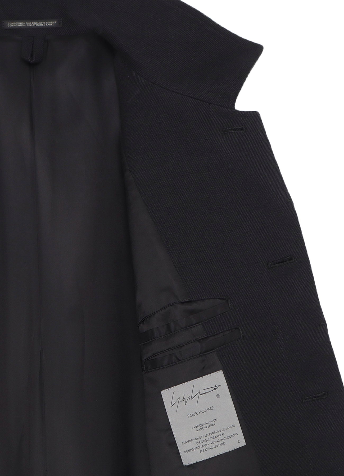 ARMY SERGE FOODED TRENCH COAT