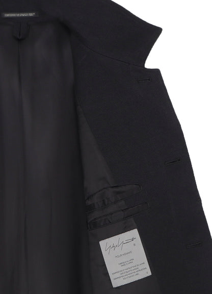 ARMY SERGE FOODED TRENCH COAT