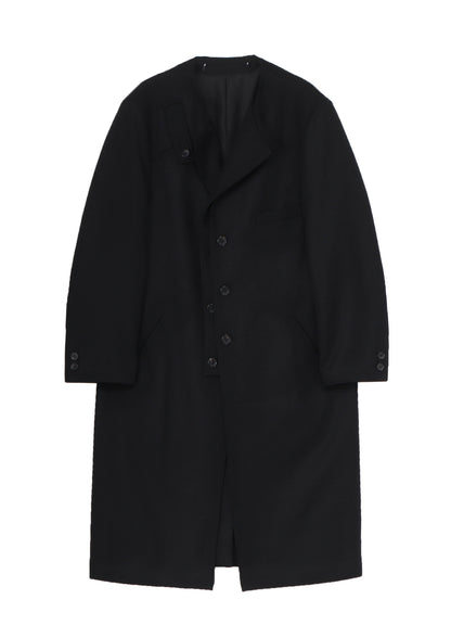 TASMANIA FLANNEL SPARE STAND COLLAR COAT