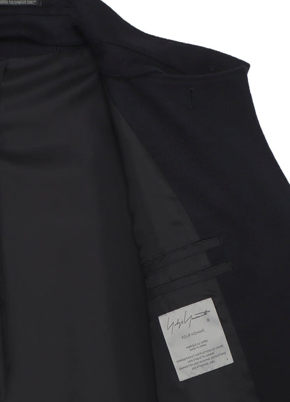 TASMANIA FLANNEL SPARE STAND COLLAR COAT