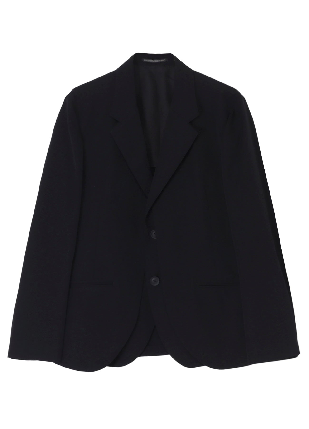 WOOL GABARDINE DOUBLE FRONT JACKET