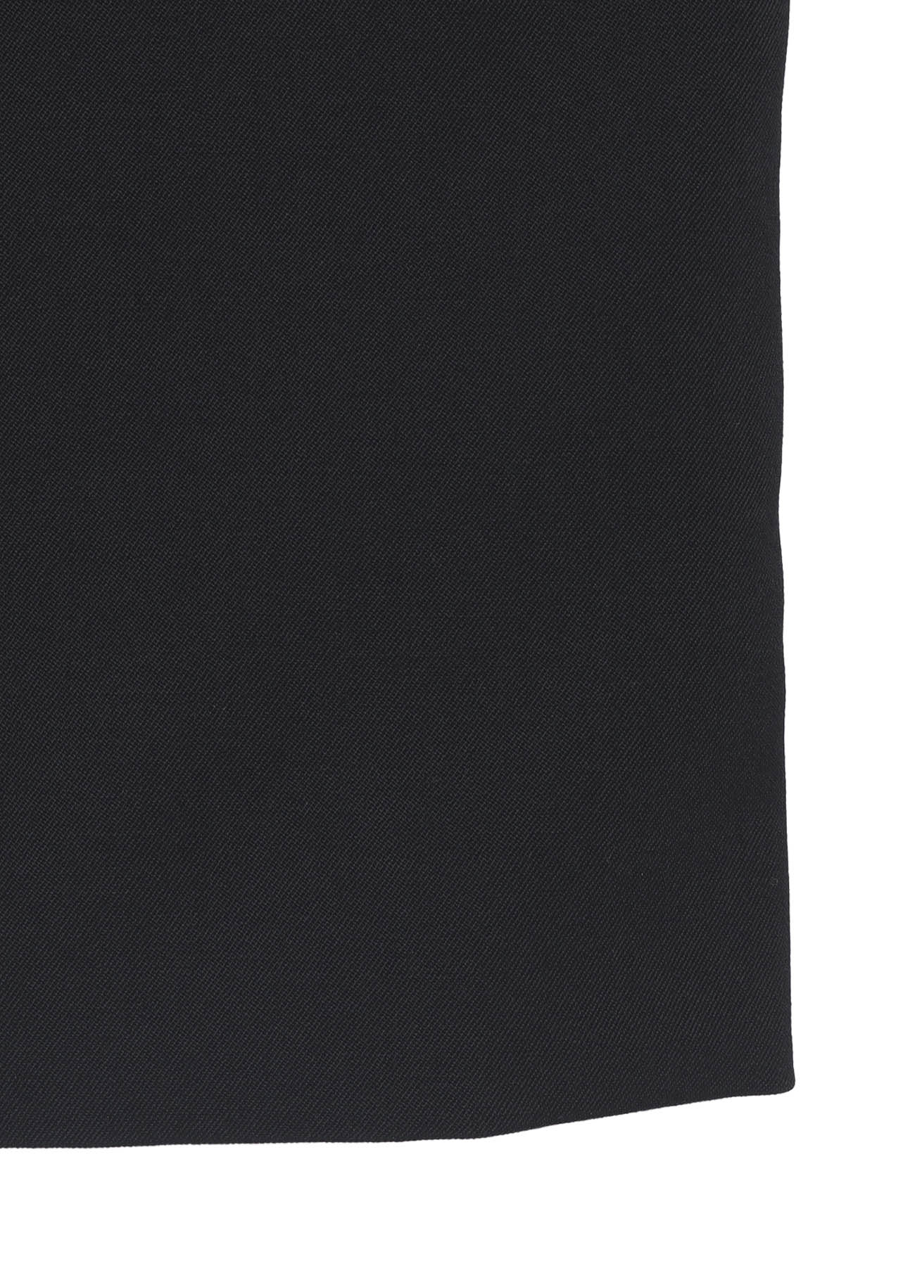 WOOL GABARDINE LEFT SEAM ZIPPER JACKET