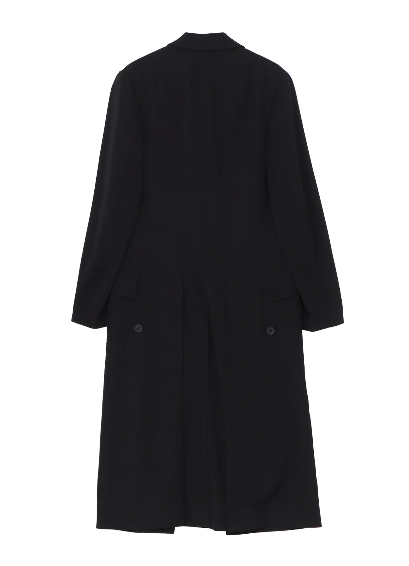 WOOL GABARDINE NAPOLEON LONG JACKET
