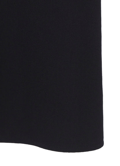 WOOL GABARDINE NAPOLEON LONG JACKET