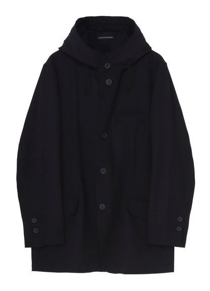 ARMY GABARDINE FOODED JACKET