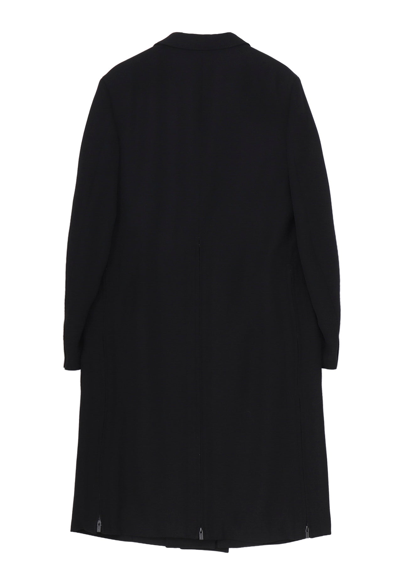 ARMY GABARDINE ZIPPER LONG JACKET