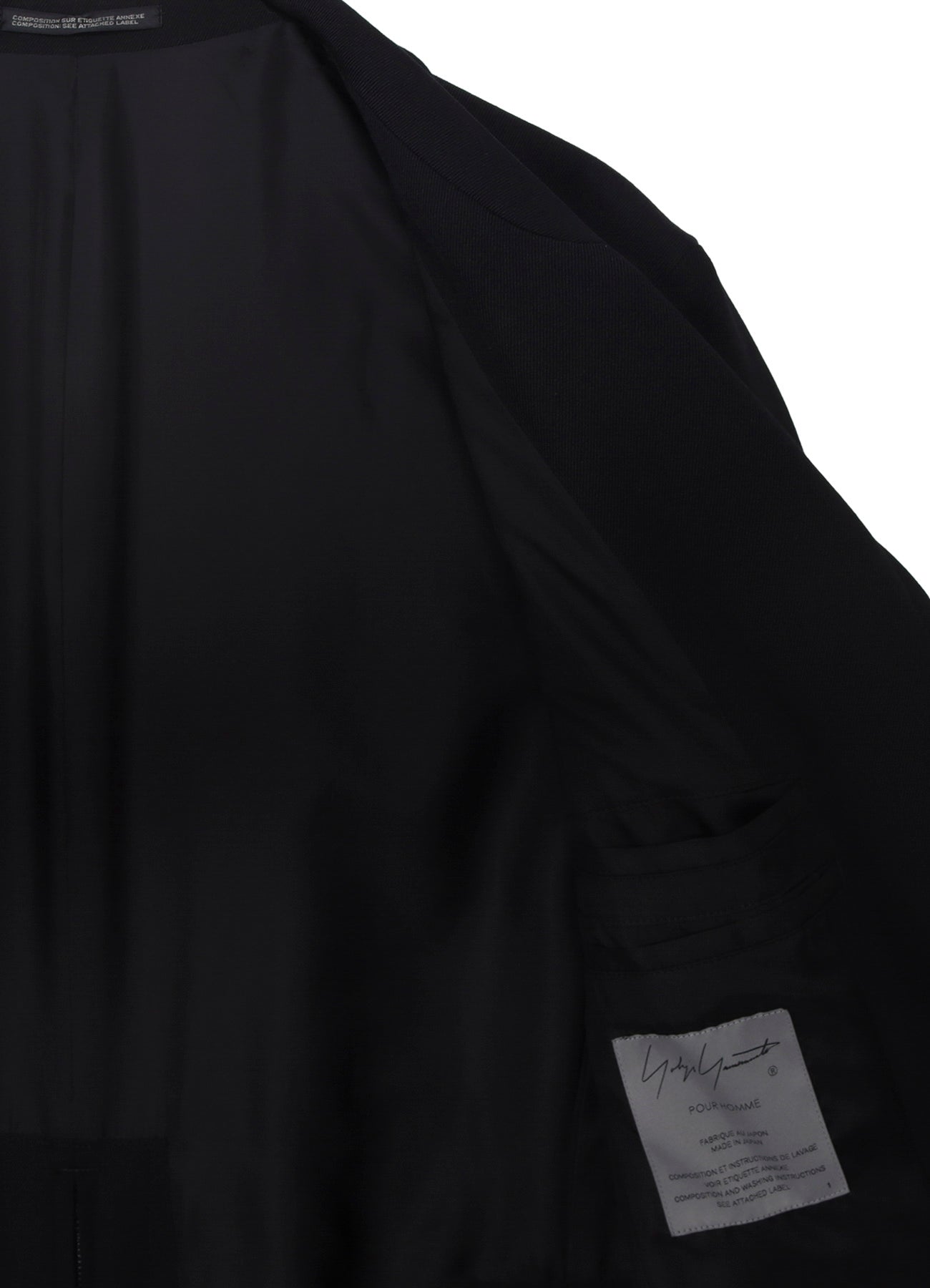 ARMY GABARDINE ZIPPER LONG JACKET