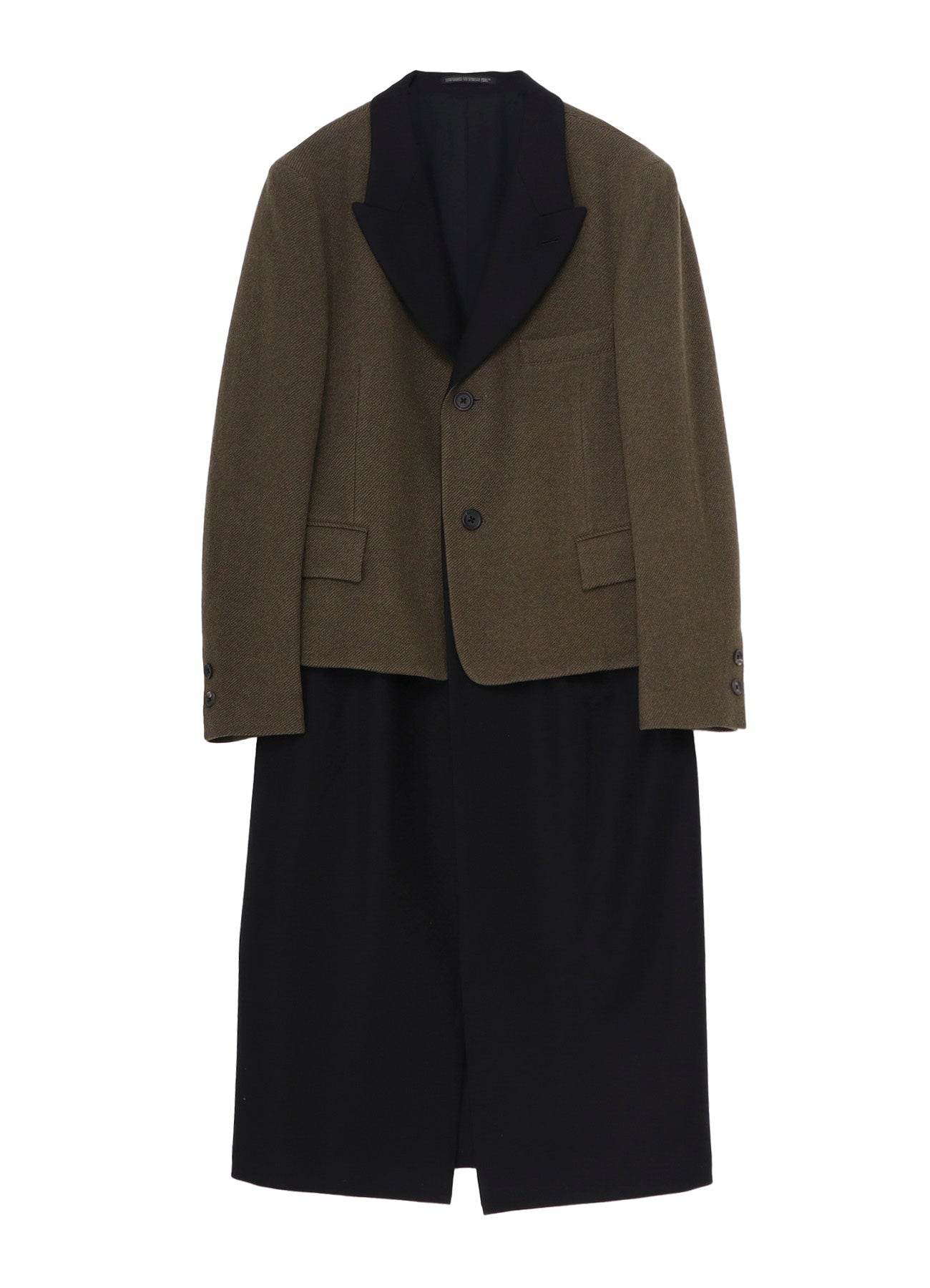 Yohji Yamamoto × PENDLETON DOCKING  LONG JACKET B
