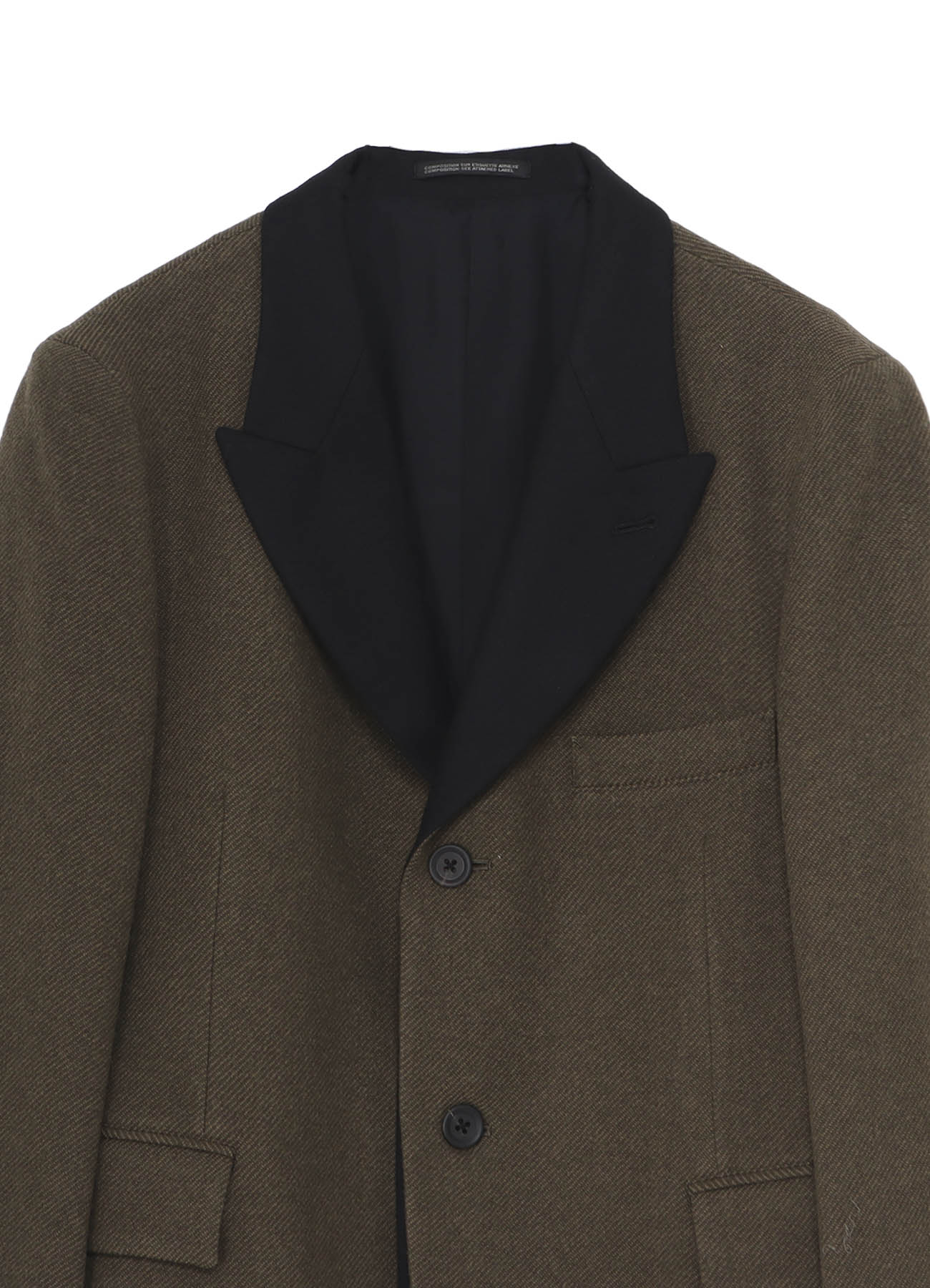 Yohji Yamamoto × PENDLETON DOCKING  LONG JACKET B