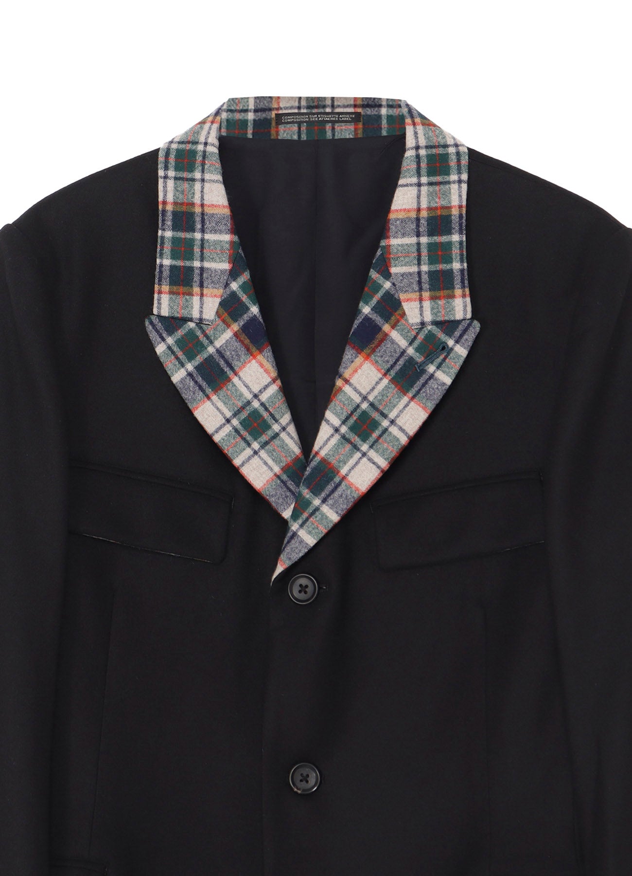 Yohji Yamamoto × PENDLETON DOCKING SHORT JACKET A