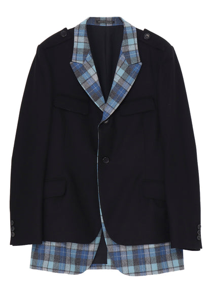 Yohji Yamamoto × PENDLETON DOCKING SHORT JACKET B