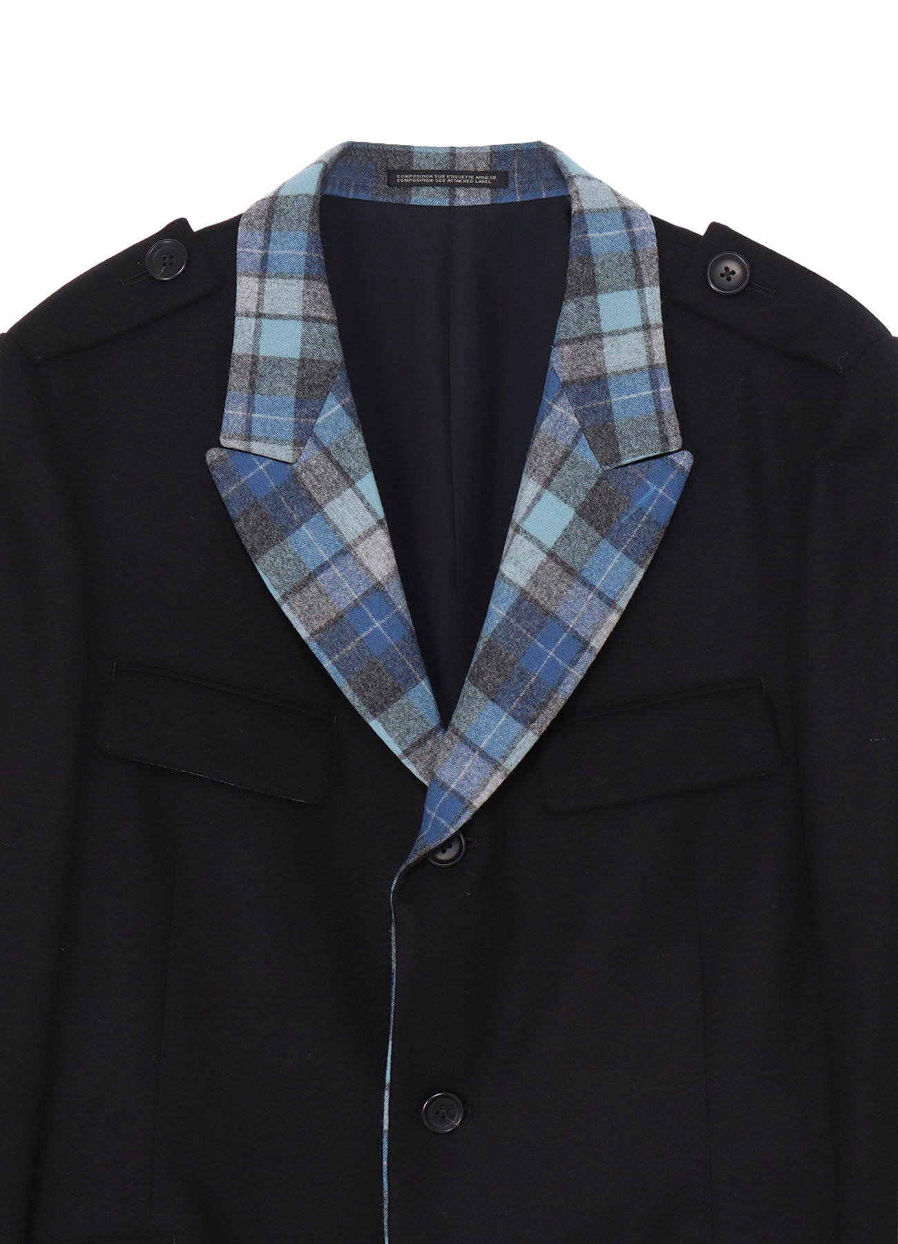 Yohji Yamamoto × PENDLETON DOCKING SHORT JACKET B – THE SHOP Yohji Yamamoto × PENDLETON DOCKING SHORT JACKET B – THE SHOP
