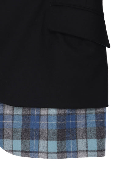 Yohji Yamamoto × PENDLETON DOCKING SHORT JACKET B