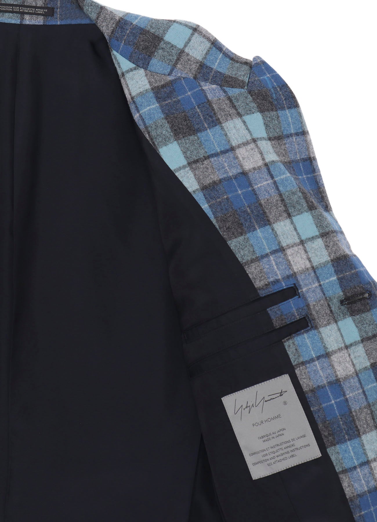 Yohji Yamamoto × PENDLETON DOCKING SHORT JACKET B – THE SHOP Yohji Yamamoto × PENDLETON DOCKING SHORT JACKET B – THE SHOP