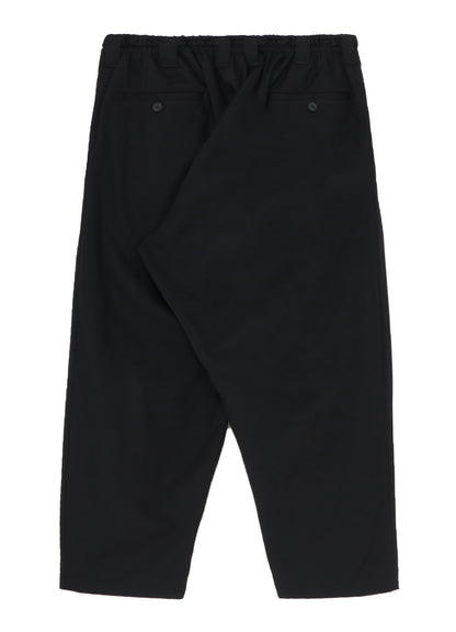 WOOL GABARDINE BALL FASTENER PANTS