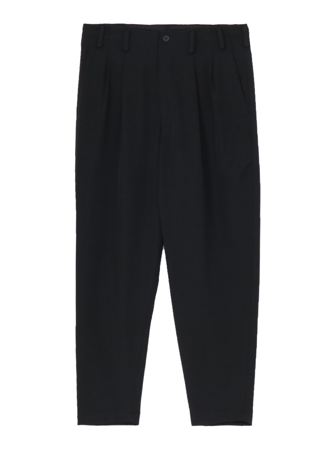 WOOL GABARDINE 2TUCKS PANTS