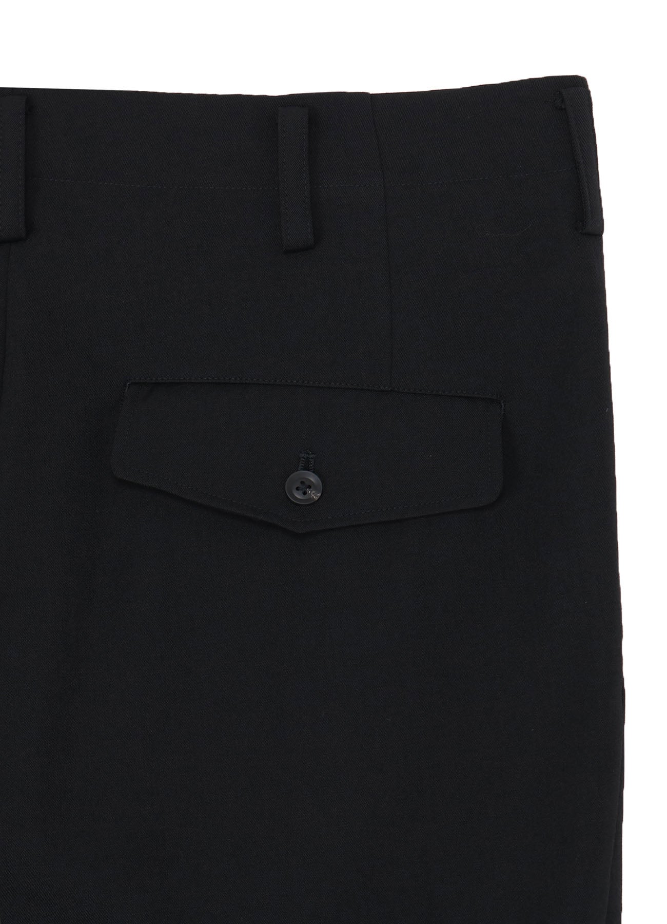 WOOL GABARDINE 2TUCKS PANTS