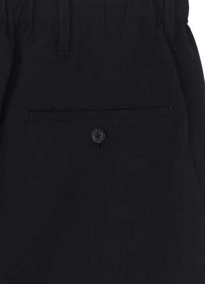 WOOL GABARDINE DOUBLE STITCH PANTS