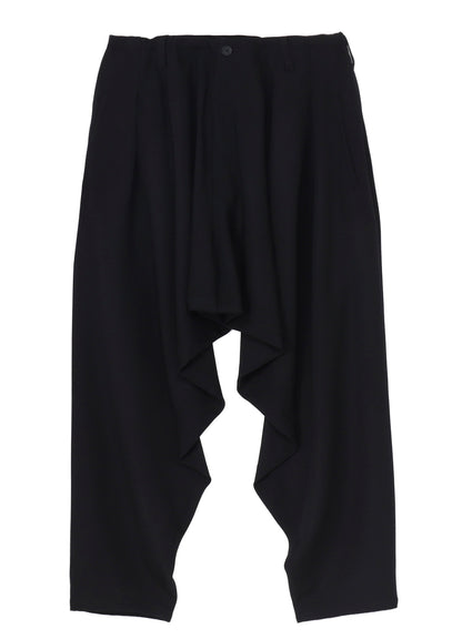 ARMY GABARDINE DRAPE PANTS