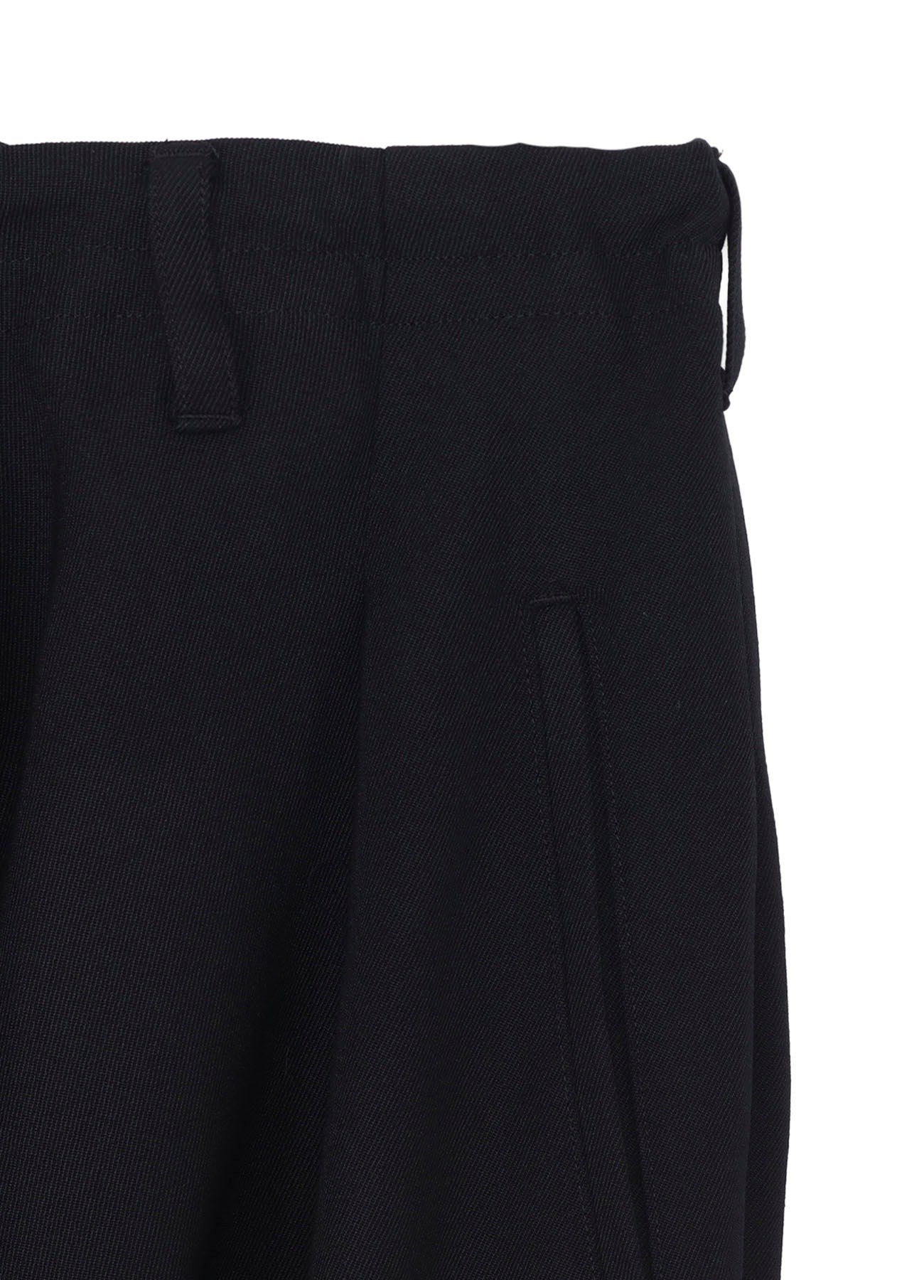 ARMY GABARDINE DRAPE PANTS
