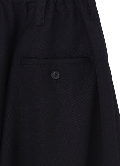 ARMY GABARDINE DRAPE PANTS