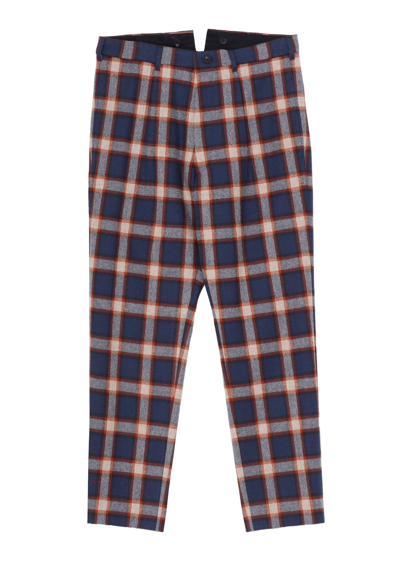 Yohji Yamamoto × PENDLETON PLAID PANTS B