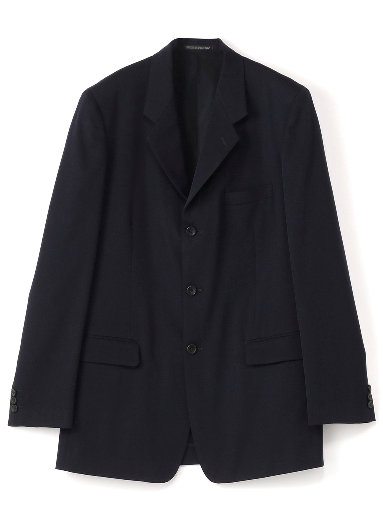 COSTUME D’HOMME Wool Gabardine Three Button Single Jacket
