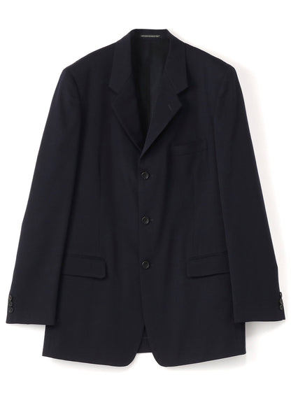 COSTUME D’HOMME Wool Gabardine Three Button Single Jacket