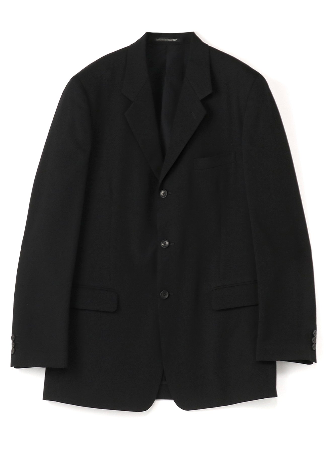 COSTUME D’HOMME Wool Gabardine Three Button Single Jacket