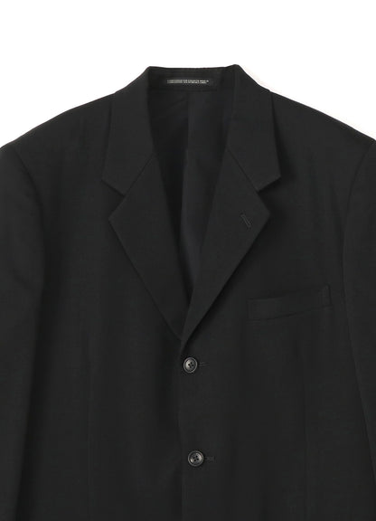 COSTUME D’HOMME Wool Gabardine Three Button Single Jacket