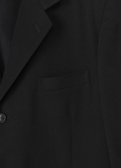 COSTUME D’HOMME Wool Gabardine Three Button Single Jacket