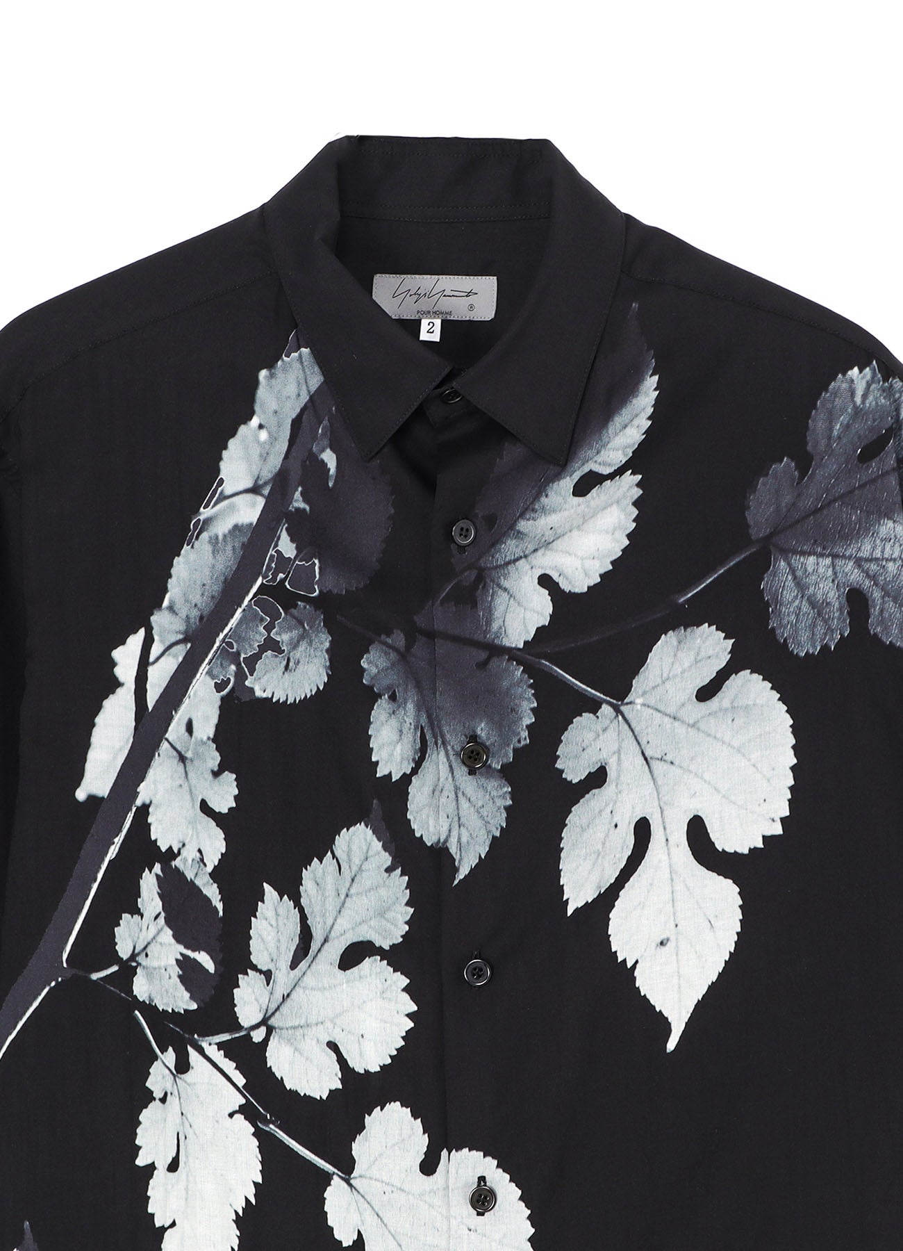 LEAF PRINT ALOHA SHIRT