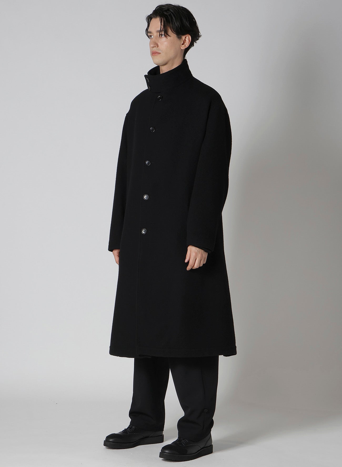 【Launching 10:00(JST) October 16】AIRY MOSSER STAND COLLAR COAT