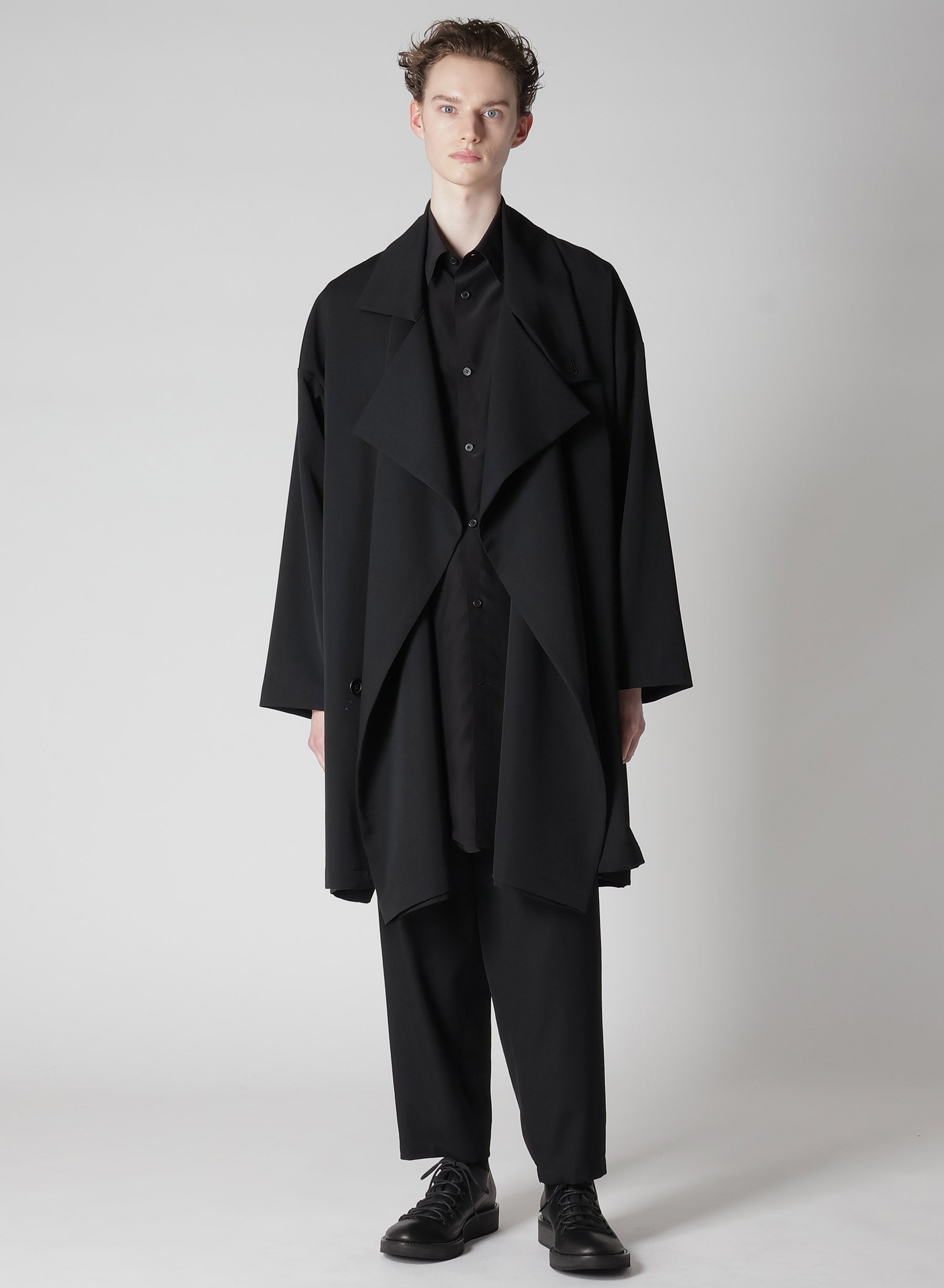 WOOL GABARDINE SMOOTH COAT – THE SHOP YOHJI YAMAMOTO