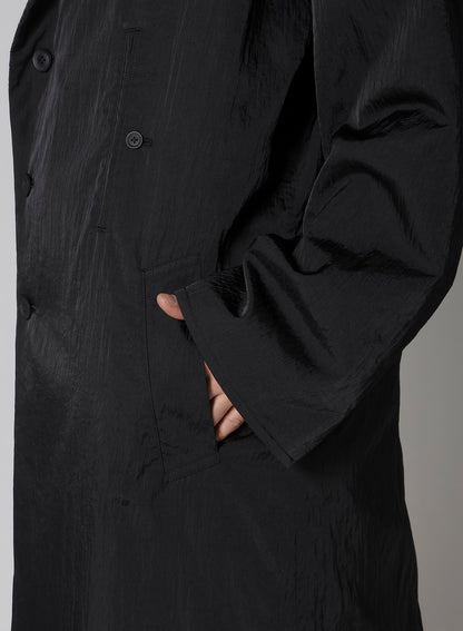 NYLON TWILL REVERSIBLE RAGLAN COAT