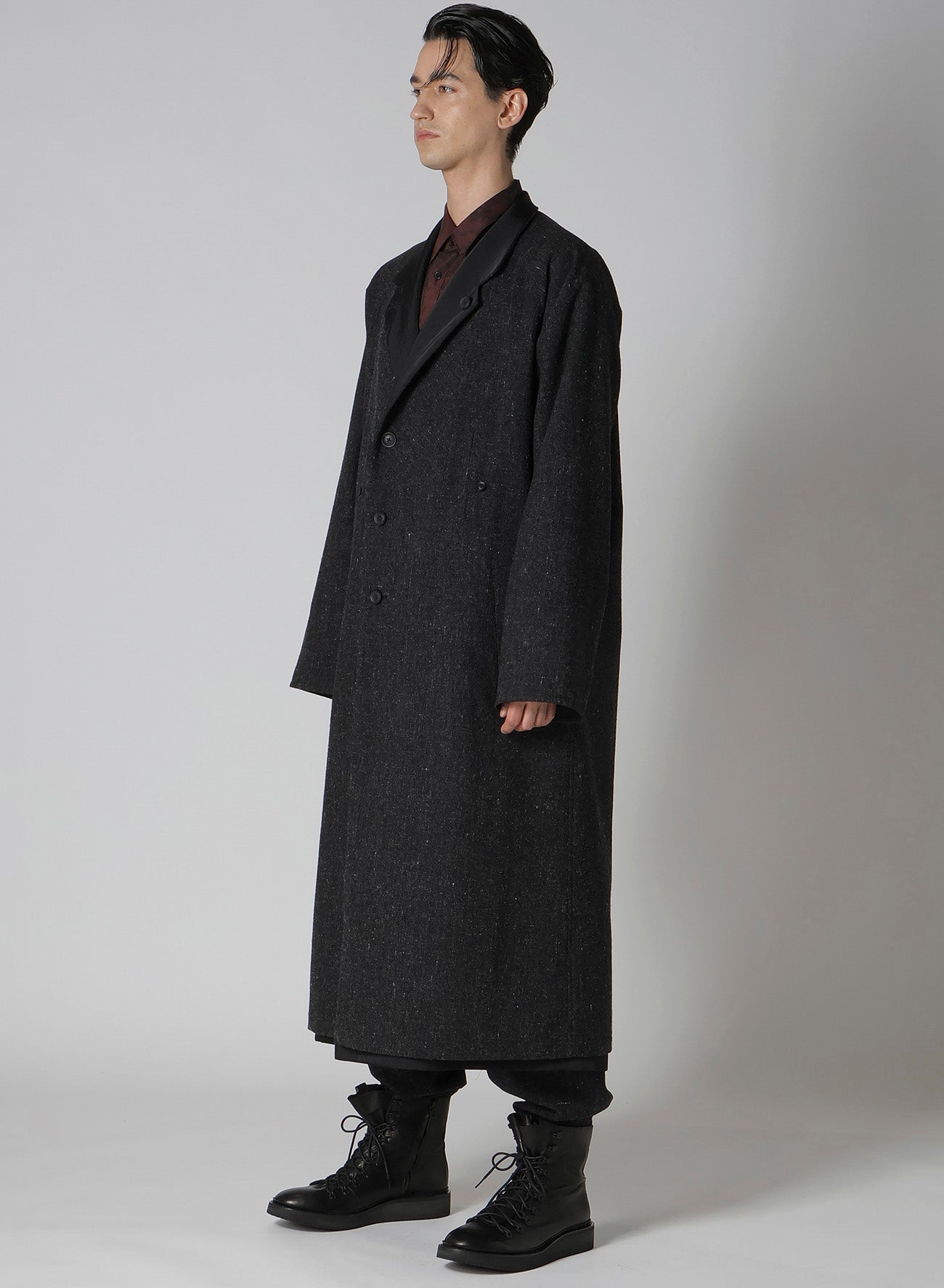 NYLON TWILL REVERSIBLE RAGLAN COAT