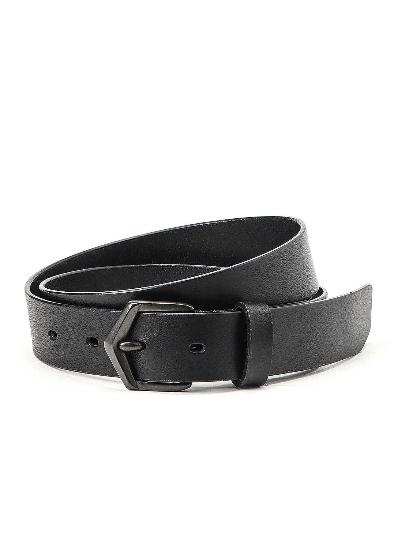 MATTE SOFT OIL LEATHER 30MM PLAIN BELT