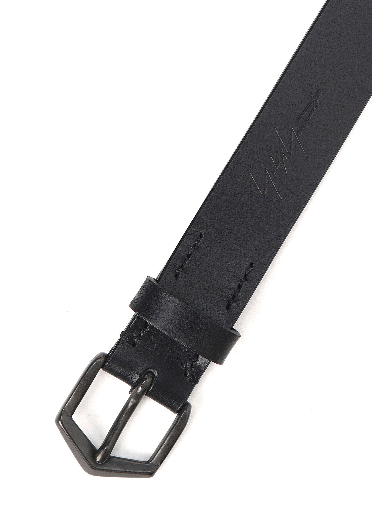 MATTE SOFT OIL LEATHER 30MM PLAIN BELT