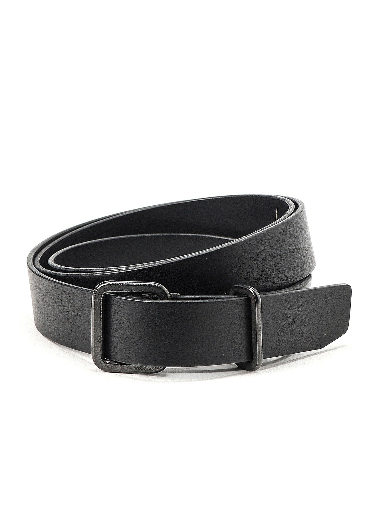 MATTE SOFT OIL LEATHER 30MM PLAIN BELT