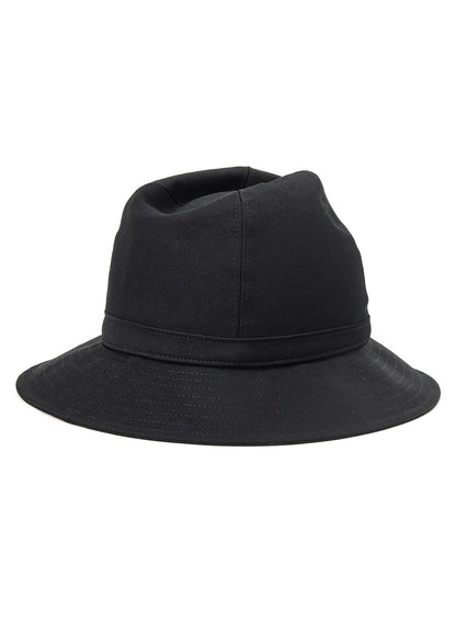 WOOL GABARDINE FEDORA HAT