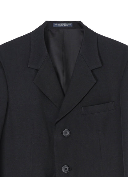 WOOL GABARDINE DOCTOR'S JACKET