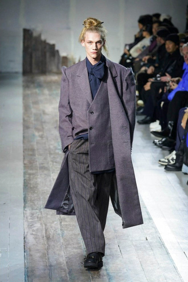 LADY PRINT PINCHED SHOULDER JACKET – THE SHOP YOHJI YAMAMOTO